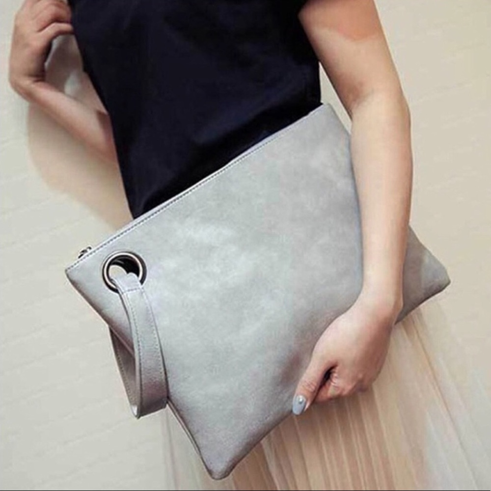 ✨Gray Boutique Clutch✨ - Picture 3 of 4